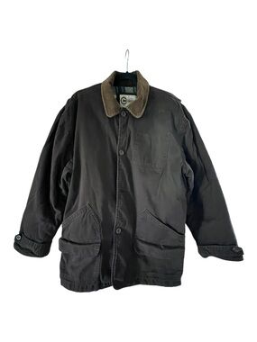 Men's Colebrook & Co Barn Jacket with Corduroy Collar Sz L